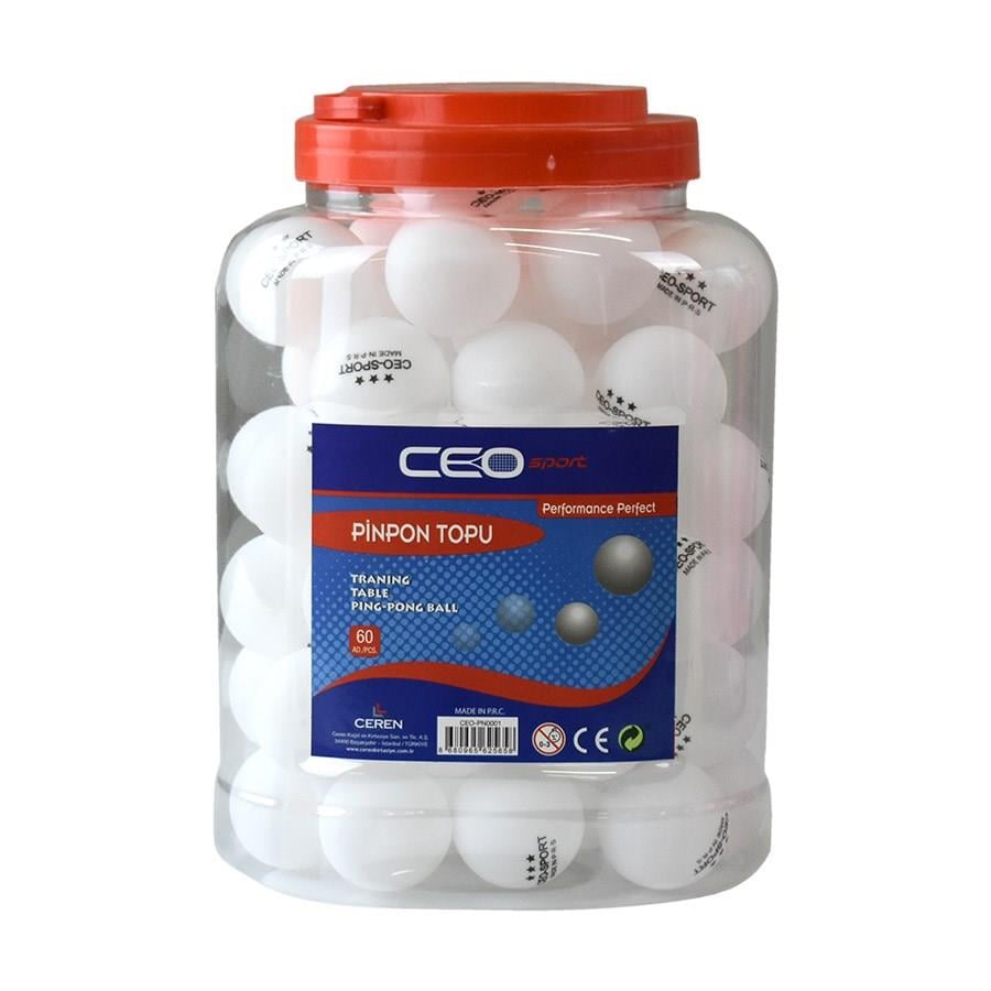 Ceo Sport  Pinpon Topu Beyaz _60Ceo Sport  Pinpon Topu Beyaz *60 - Kirtasiyem.netMasa Tenisi Topu