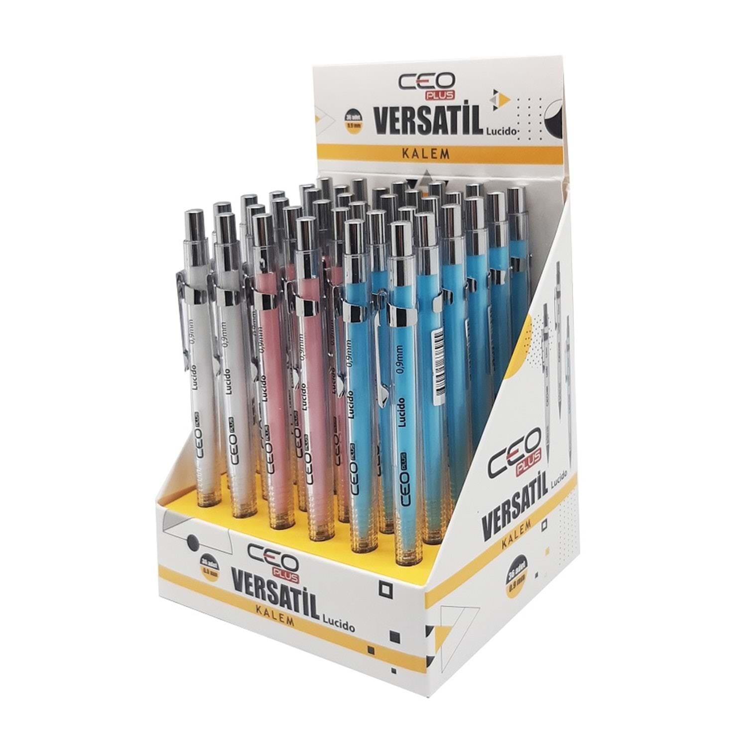 Ceo Versatil Yarı Metal Soft Renk 0.9Mm _36Ceo Versatil Yarı Metal Soft Renk 0.9Mm 36'Lı - Kirtasiyem.netVersatil ( Uçlu ) Kalemler