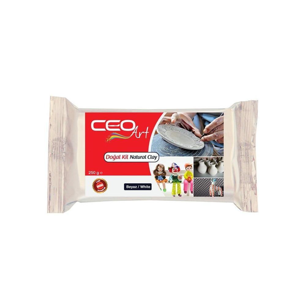 Ceoart Doğal Kil Beyaz 250 Gr.Ceoart Doğal Kil Beyaz 250 Gr. - Kırtasiyem.netSeramikler