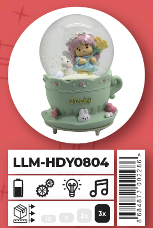 Ceren Kar Küresi Büyük Boy Lucky LLM-HDY0804Diğer Kırtasiye Ürünleri