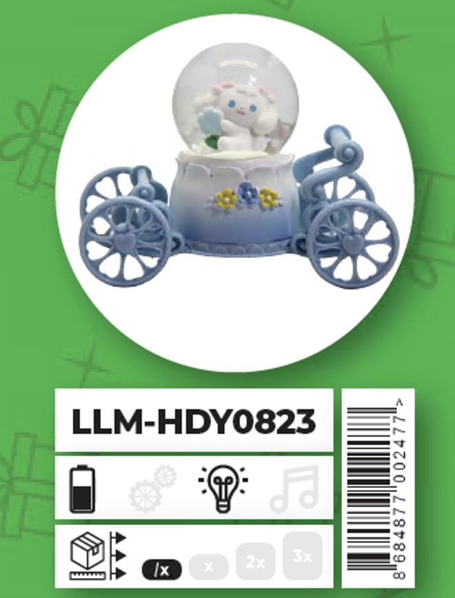 Ceren Kar Küresi Mini Boy Tekerlekli Ayıcık LLM-HDY0823Diğer Kırtasiye Ürünleri