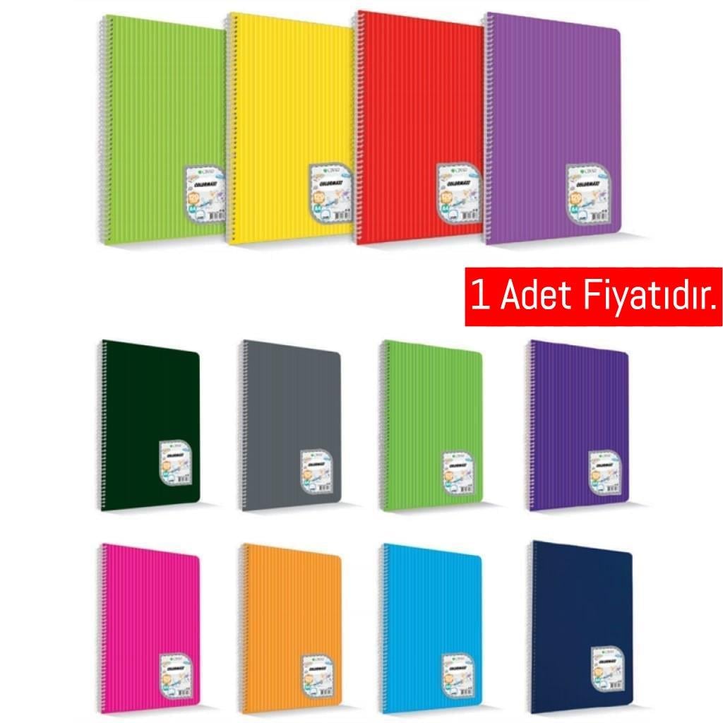 Çınar A5 72-1 Colormaxi Spiralli Defter P.P Kapak Çizgili *96 (1 Adet)Çınar A5 72-1 Colormaxi Spiralli Defter P.P Kapak Çizgili *96 - Kirtasiyem.netSpiralli Plastik Kapak Defterler