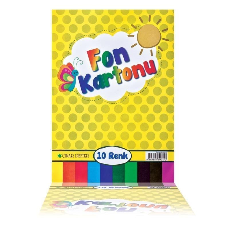 Çınar Fon Kartonu 24*34 10 Yaprak 10 RenkÇınar Fon Kartonu 24*34 10 Yaprak 10 Renk - Kirtasiyem.netFon Kartonu