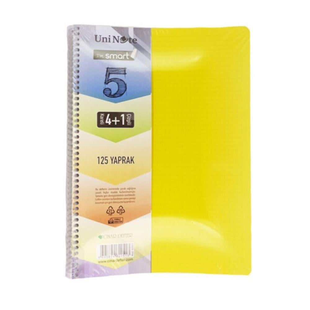 Çınar I m Smart P.P Kpk Spr.125 Yp. A4 Ayraçlı 4+1 Çınar I m Smart P.P Kpk Spr.125 Yp. A4 Ayraçlı 4+1 *36 - Kirtasiyem.netPlastik Kapak Defterler