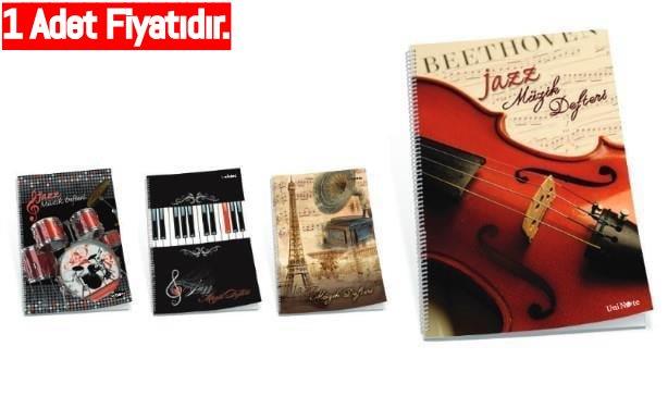 Çınar Spiralli Müzik Defteri K.Kapak Jazz A4 30 Yaprak  (1 Adet)Çınar Spiralli Müzik Defteri K.Kapak Jazz A4 30 Yaprak  - Kirtasiyem.netMüzik Defterleri