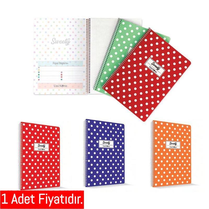 Çınar Sweety Spr P.P Kpk A4 96-4 Yp Kareli *48 (1 Adet)Çınar Sweety Spr P.P Kpk A4 96-4 Yp Kareli *48 - Kirtasiyem.netPlastik Kapak Defterler