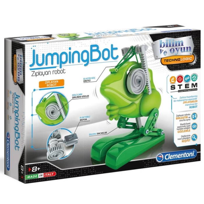 Clementonı Clementonı Robotik Laboratuvarı Jumpıngbot Cle-64956Clementonı Clementonı Robotik Laboratuvarı Jumpıngbot Cle-64956 - Kirtasiyem.netLegolar