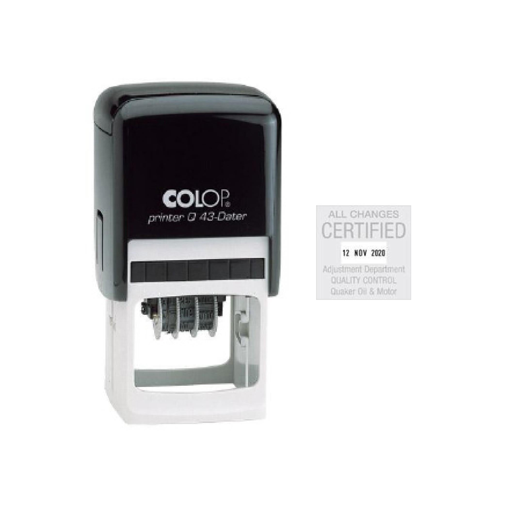 Colop Kaşe Q43 PrinterColop Kaşe Q43 Printer - Kirtasiyem.netKaşeler