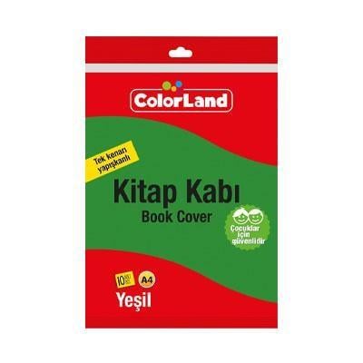 Colorland Kitap Kabı Eko Yeşil 10'LuColorland Kitap Kabı Eko Yeşil 10'Lu - Kirtasiyem.netKitap Kapları