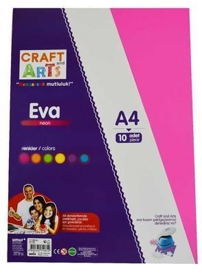 Craft&Arts Eva A4 Neon 10 LuCraft&Arts Eva A4 Neon 10 Lu - Kirtasiyem.netEvalar