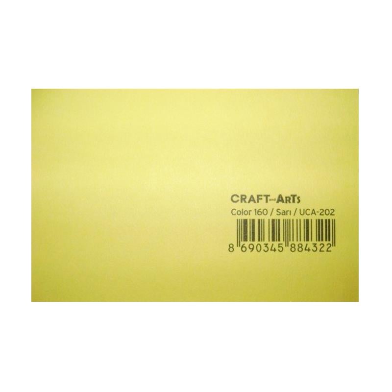 Craft&Arts Fon Kartonu 120 Gr 50x70 SarıCraft&Arts Fon Kartonu 50*70 Sarı - Kirtasiyem.netFon Kartonu
