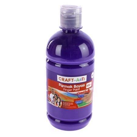 Craft&Arts Parmak Boya 500 Ml MorCraft&Arts Parmak Boya 500 Ml Mor - Kırtasiyem.netParmak Boyalar