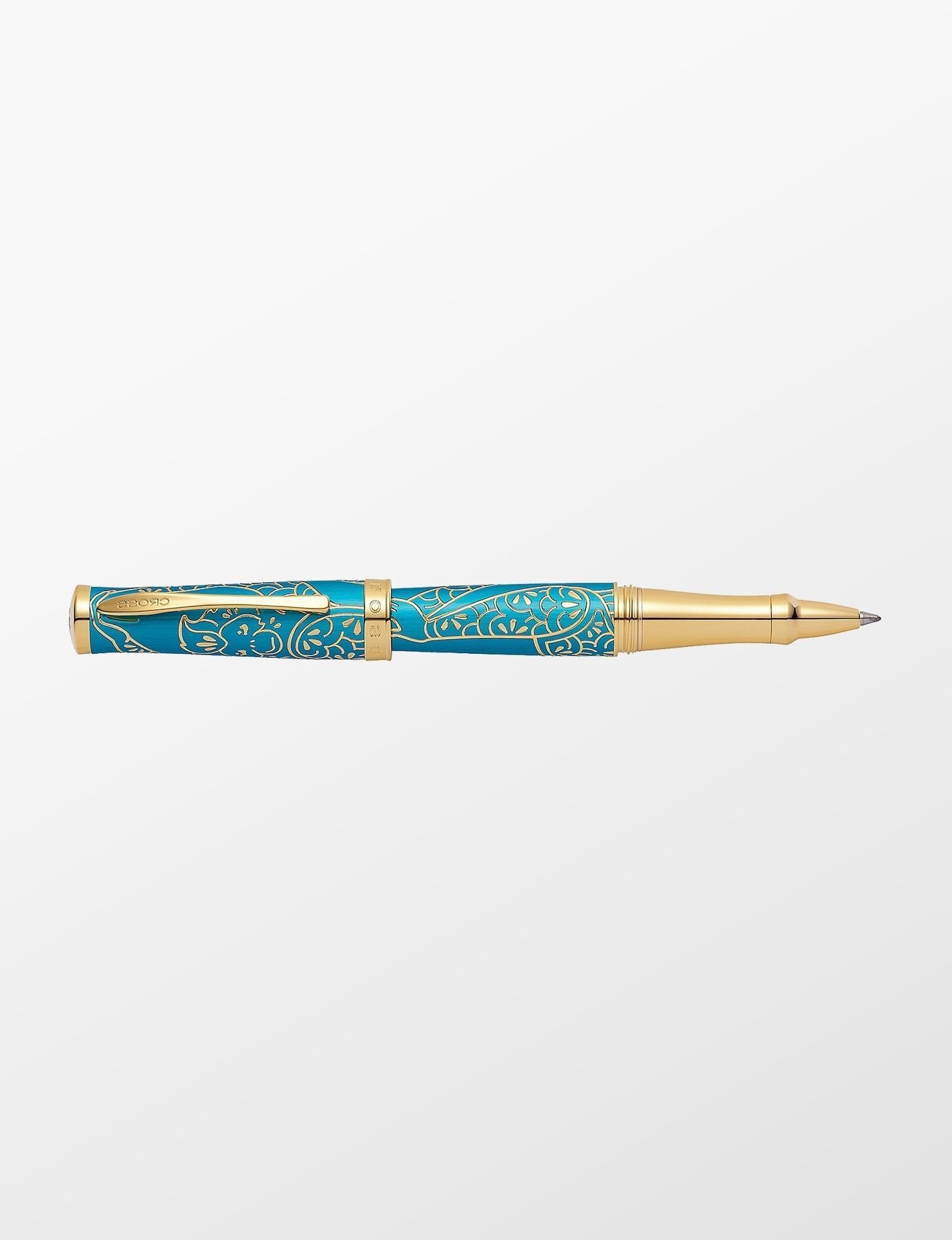 Cross Roller Sauvage Monkey Brushed Cyan Blue Gold At0315-22Cross Roller Sauvage Monkey Brushed Cyan Blue Gold At0315-22 - Kirtasiyem.netRoller(Pilot)Kalem