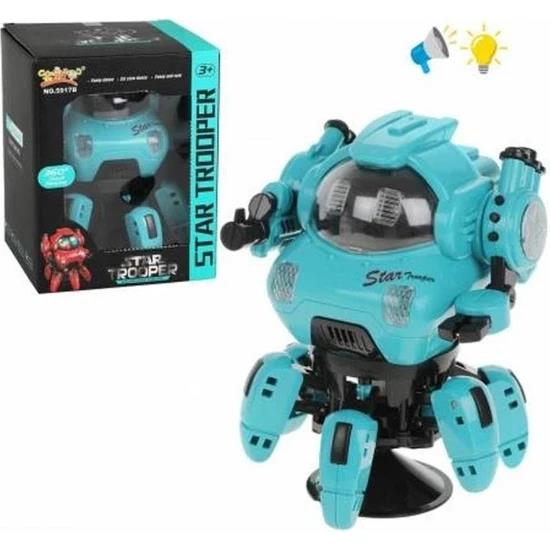 Ctoy 5917B Işıklı Ve Sesli 360° Dönen Yıldız Asker Robot*36Ctoy 5917B Işıklı Ve Sesli 360° Dönen Yıldız Asker Robot*36 - Kirtasiyem.netDiğer Oyuncak Ürünleri
