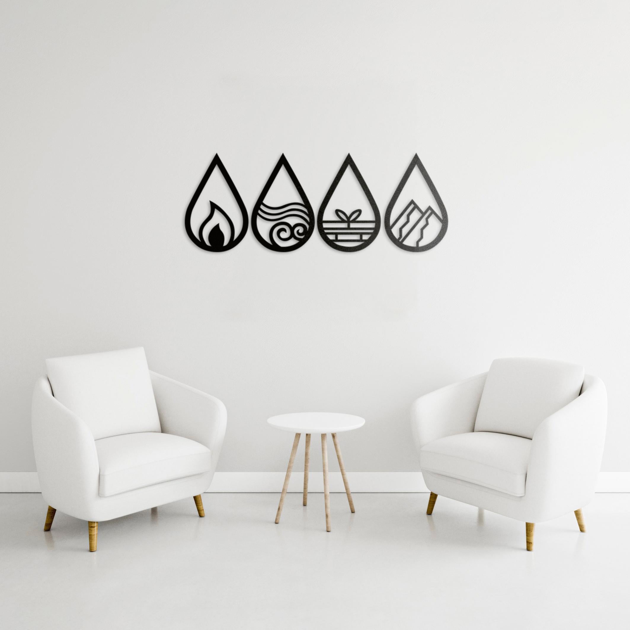 Damla 4 ElementDamla 4 Element - Kirtasiyem.netLazer Kesim MDF Tablolar