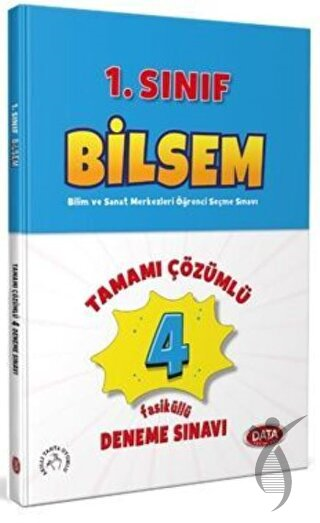 Data 1. Sınıf Bilsem Tamamı Çözümlü 4 Fasikül Deneme Sınavı Diğer Kırtasiye Ürünleri