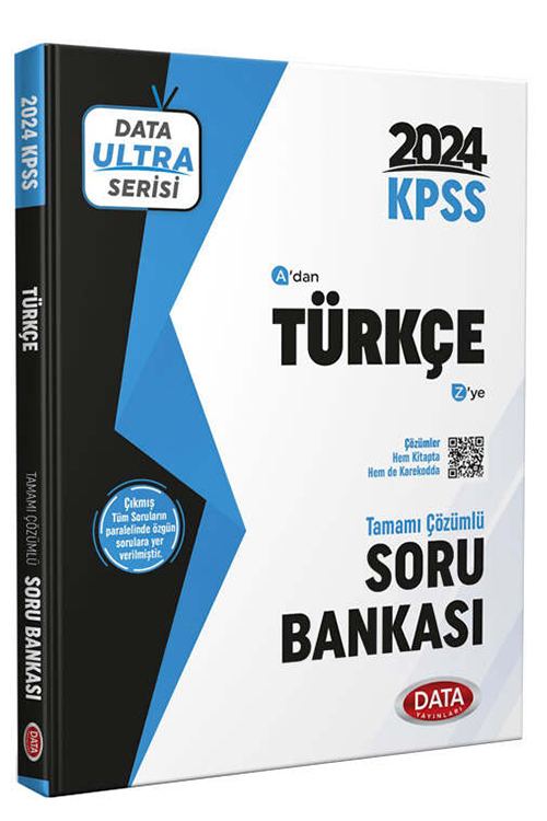 Data 2024 Ultra Serisi KPSS Türkçe Soru BankasıData 2024 Ultra Serisi KPSS Türkçe Soru Bankası - Kirtasiyem.netTürkçe Sözlük