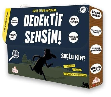 Dedektif Sensin! (4 Kitap)Dedektif Sensin! (4 Kitap) - Kirtasiyem.netÇocuk Kitapları