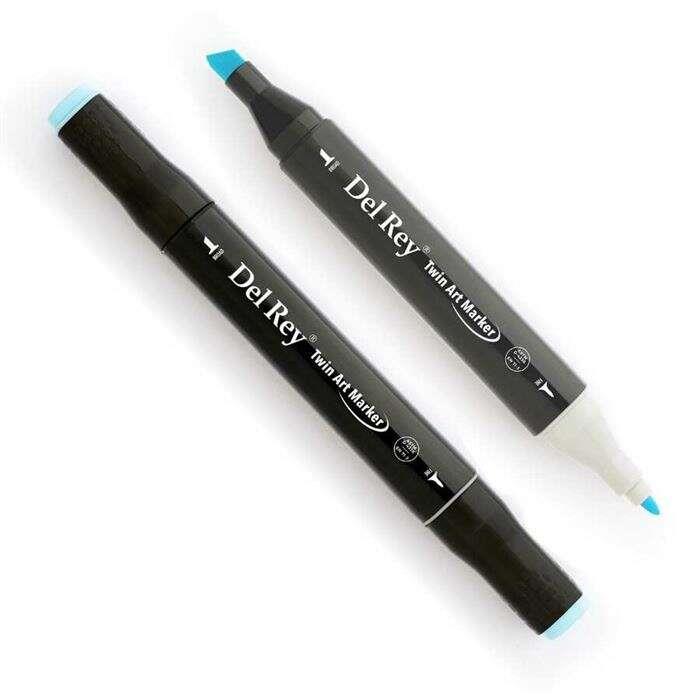 Del Rey Twin Marker Pb144 Pale Baby Blue 09 02 Pb144 Markörler