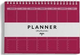 Denden Kırmızı PlannerDenden Kırmızı Planner - Kirtasiyem.netBloknotlar