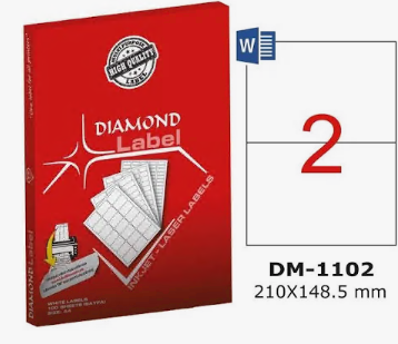 Dıamond Bilgisayar Etiketi 210X148.50 DM-1102Bilgisayar Etiketleri