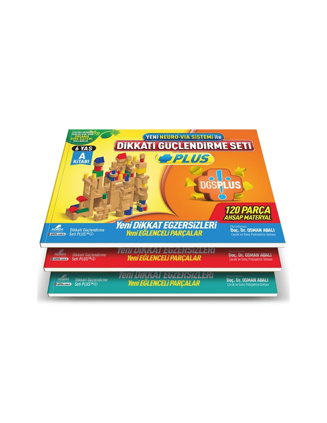 Dikkati Güçlendirme Seti Plus 6 Yaş 3 KitapDikkati Güçlendirme Seti Plus 6 Yaş 3 Kitap - Kirtasiyem.netEğitici Kitaplar