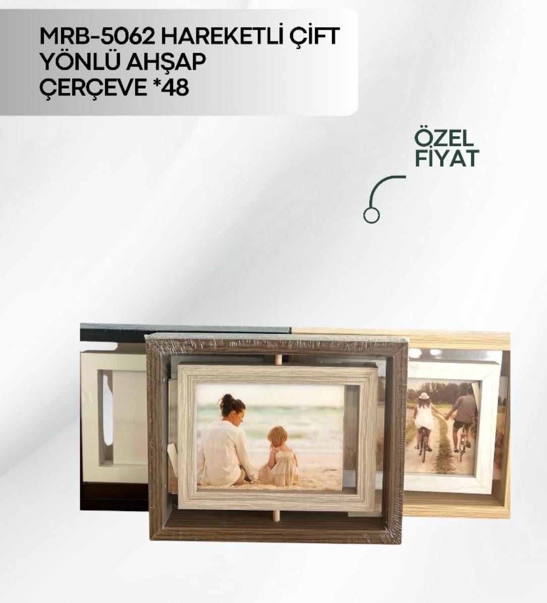 Dinamik Hareketli Çift Yönlü Ahşap Çerçeve MRB-5062Hediyelik Eşyalar
