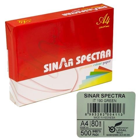 Doğan Sinar Spectra A4 80 Gr Renkli 500 Lü Yeşil It190Doğan Sinar Spectra A4 80 Gr Renkli 500 Lü Yeşil It190 - Kirtasiyem.netRenkli Fotokopi Kağıtları