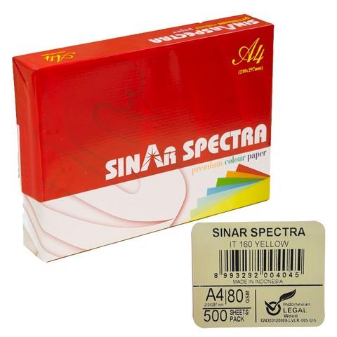 Doğan Sinar Spectra A4 80 Gr Renkli 500 Lü Sarı IT-160Doğan Sinar Spectra A4 80 Gr Renkli 500 Lü Sarı IT-160 - Kirtasiyem.netRenkli Fotokopi Kağıtları