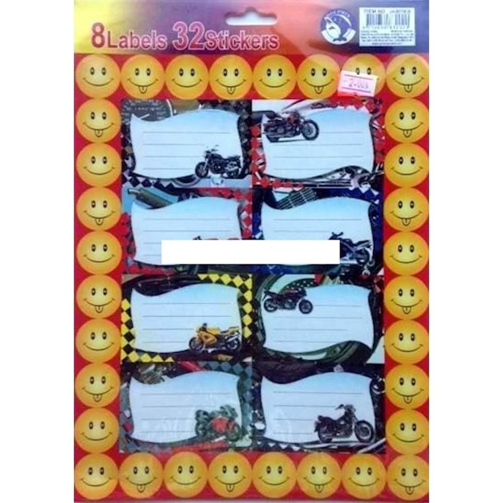 Dolphin Okul Etiketi La-4 Boy 100 LüDolphin Okul Etiketi La-4 Boy 100 Lü - Kirtasiyem.netOkul Etiketleri