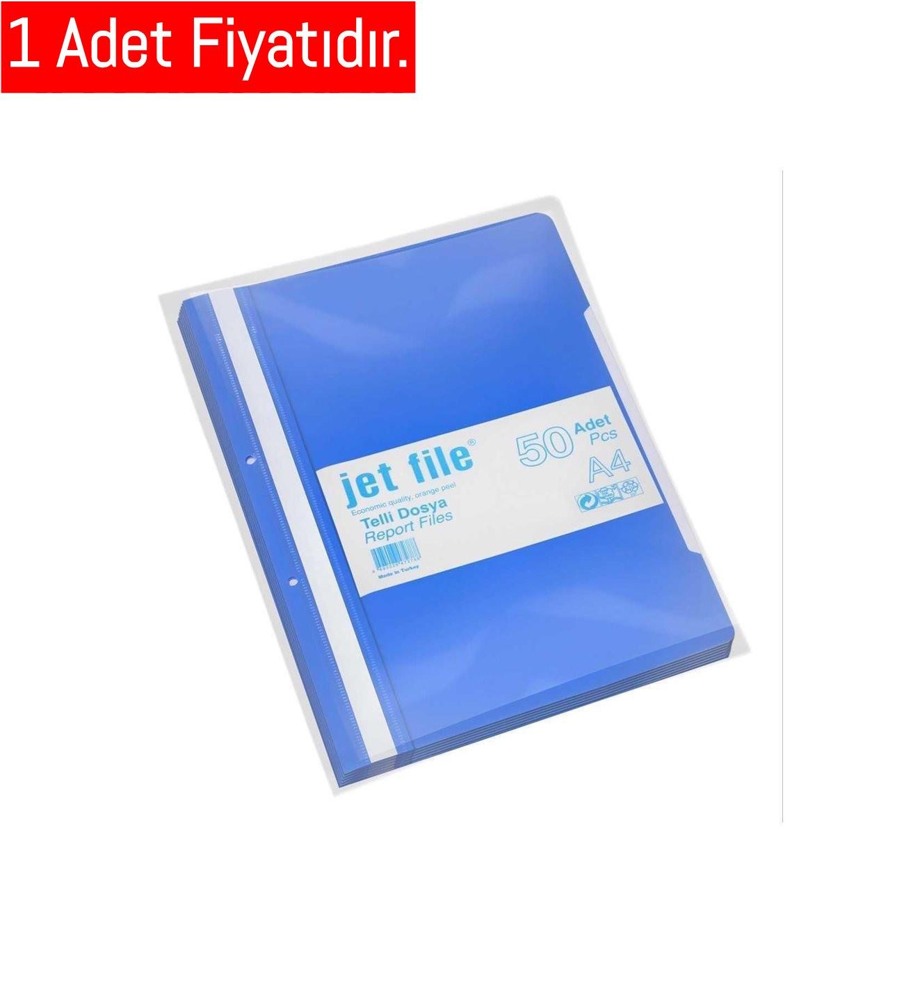 Dosy Jet File Telli Dosya Pp A4 Mavi  50 liExxo Jet File Telli Dosya Pp A4 Mavi  - Kirtasiyem.netTelli Dosyalar