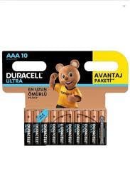 Duracell Pil İnce Aaa 10Lu BlisterPil