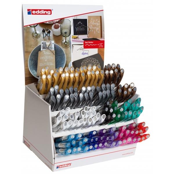 Edding  Crystaljelly 145'Li Dısplay Stand Karışık (52.213)Edding  Crystaljelly 145'Li Dısplay Stand Karışık (52.213) - Kirtasiyem.netJel Kalemler