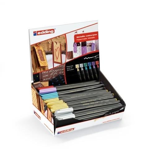 Edding Keçeli Boya Kalemi 1200 Metalik 50 Li StandEdding Keçeli Boya Kalemi 1200 Metalik 50 Li Stand - Kırtasiyem.netFonksiyonlu Kalemler
