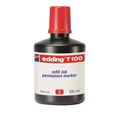Edding Markör Mürekkebi Edding 100 Ml Kırmızı T100 Edding Markör Mürekkebi Edding 100 Ml Kırmızı T100  - Kirtasiyem.netMarkör  Mürekkebi