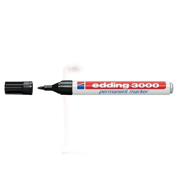 Edding Permanent Markör Siyah (E-3000)Edding Permanent Markör Siyah (E-3000) - Kirtasiyem.netParmanent Ve Markörler