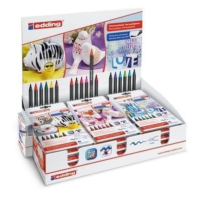 Edding Porselen Kalemi 18 Li Stand Karışık (E-4200) (50.292)Edding Porselen Kalemi 18 Li Stand Karışık (E-4200) (50.292) - Kırtasiyem.netPorselen Boyaları