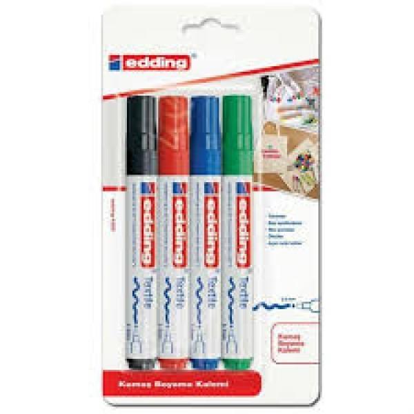 Edding T-Shirt Kalemi 4 Lü Blister (E-4500)Edding T-Shirt Kalemi 4 Lü Blister (E-4500) - Kırtasiyem.netKumaş Boyaları