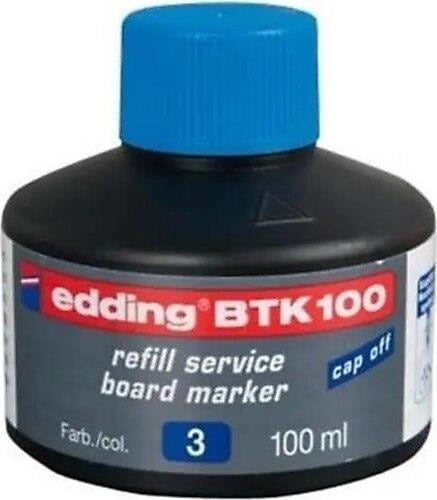 Edding Tahta Kalemi Mürekkebi Otomatik Dolum 100 Ml Mavi BTK100Edding Tahta Kalemi Mürekkebi Otomatik Dolum 100 Ml Mavi BTK100 - Kirtasiyem.netTahta Kalemi Mürekkepi