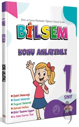 Editör 1. Sınıf Bilsem Konu Anlatımlı 1.Sınıf