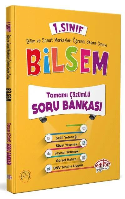 Editör 1. Sınıf Bilsem Tamamı Çözümlü Soru Bankası Diğer Kırtasiye Ürünleri