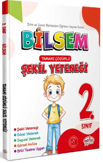 Editör 2. Sınıf Bilsem Hazırlık Şekil Yeteneği 1.Sınıf