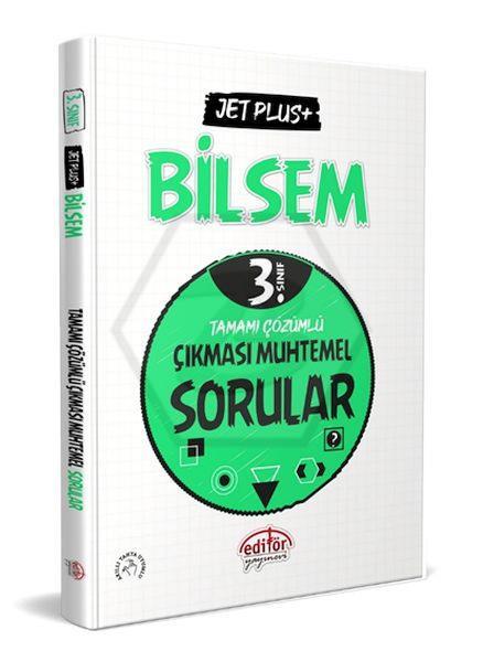 Editör 3. Sınıf Jet Plus BİLSEM Hazırlık Çıkması Muhtemel SorularEditör 3. Sınıf Jet Plus BİLSEM Hazırlık Çıkması Muhtemel Sorular - Kirtasiyem.net3.Sınıf