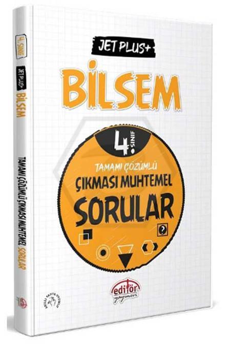Editör 4. Sınıf Jet Plus BİLSEM Hazırlık Çıkması Muhtemel SorularEditör 4. Sınıf Jet Plus BİLSEM Hazırlık Çıkması Muhtemel Sorular - Kirtasiyem.net4.Sınıf
