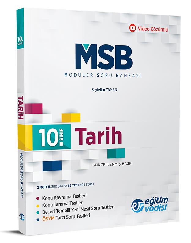 Eğitim Vadisi 10. Sınıf Msb TarihEğitim Vadisi 10. Sınıf Msb Tarih - Kirtasiyem.net10.Sınıf