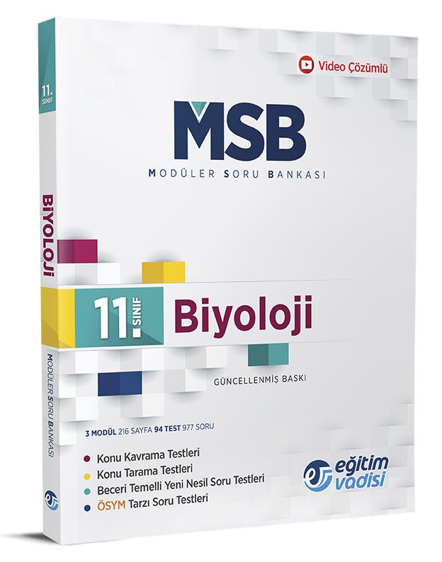 Eğitim Vadisi 11. Sınıf Msb BiyolojiEğitim Vadisi 11. Sınıf Msb Biyoloji - Kirtasiyem.net11.Sınıf