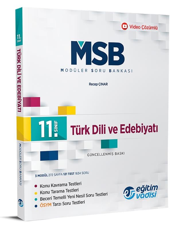 Eğitim Vadisi 11. Sınıf Msb Türk Dili Ve EdebiyatıEğitim Vadisi 11. Sınıf Msb Türk Dili Ve Edeb - Kirtasiyem.net11.Sınıf
