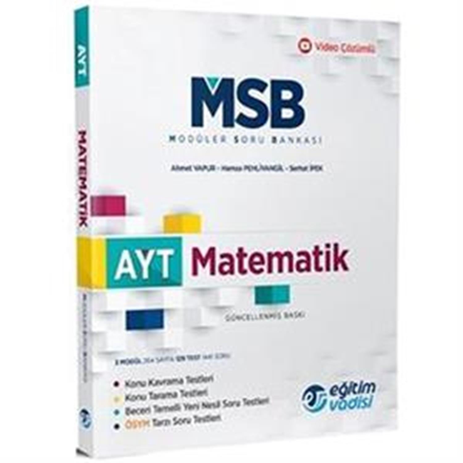 Eğitim Vadisi AYT Matematik Modüler Soru BankasıEğitim Vadisi AYT Matematik Modüler Soru Bankası - Kirtasiyem.netAYT