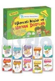 Eğlenceli İkizler Ve Hayvan Dostları (10 Kitap) /Nesil ÇocukHikaye Kitabı Setleri