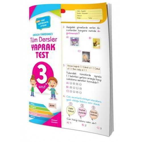 Element 3. Sınıf Tüm Dersler Yaprak TestElement 3. Sınıf Tüm Dersler Yaprak Test - Kirtasiyem.netİlkokul